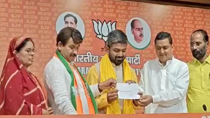 Manish Kashyap Join bjp